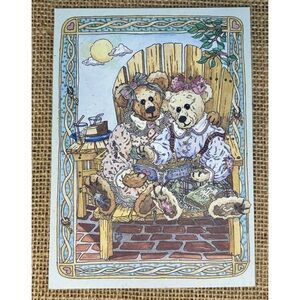 Vintage Boyds Bears Bailey And Becky The Diary Friendship All Occasion Card